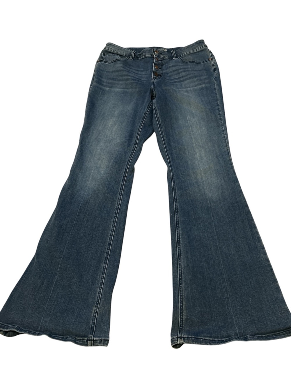 Maurice’s Women’s Flared Dark Blue Jeans - Classic High-Rise Style